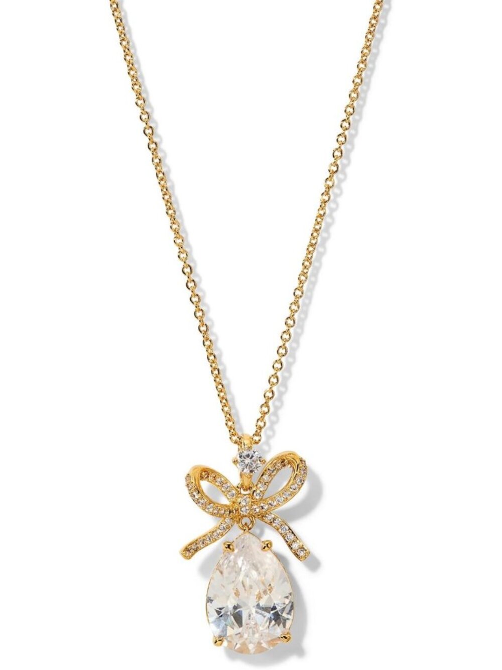 Chic Macaron Bow Drop Pendant Necklace | Elegant Jewelry for Any Occasion